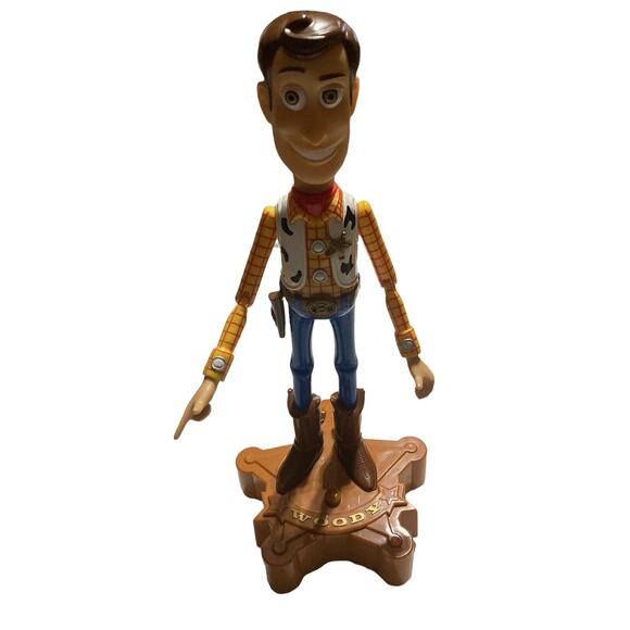 Disney Pixar Toy Story Sheriff Woody Talking & Moving 15” TESTED